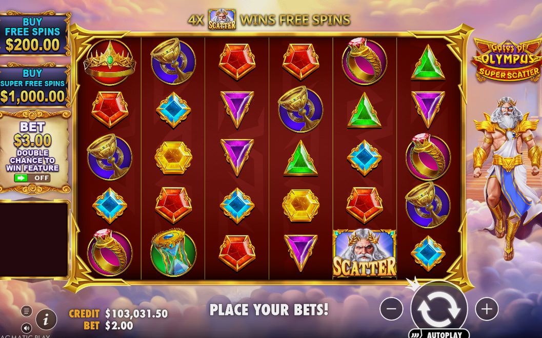 Gates of Olympus Super Scatter
