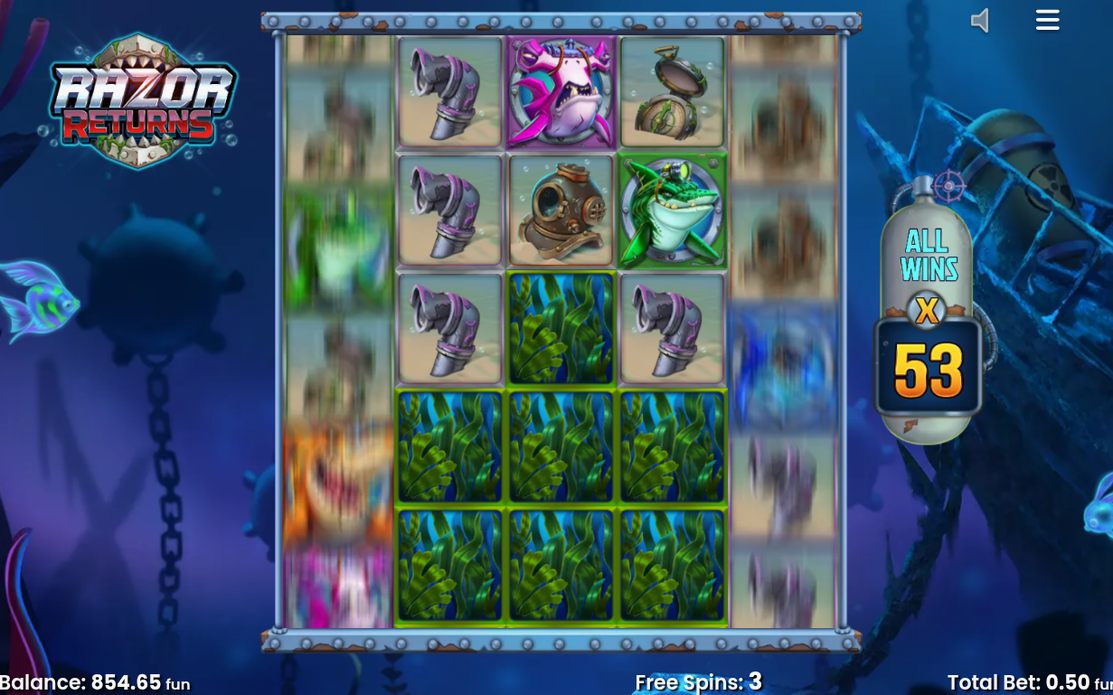 Freispiele mit Total Multiplier und Mystery Symbols im Grid