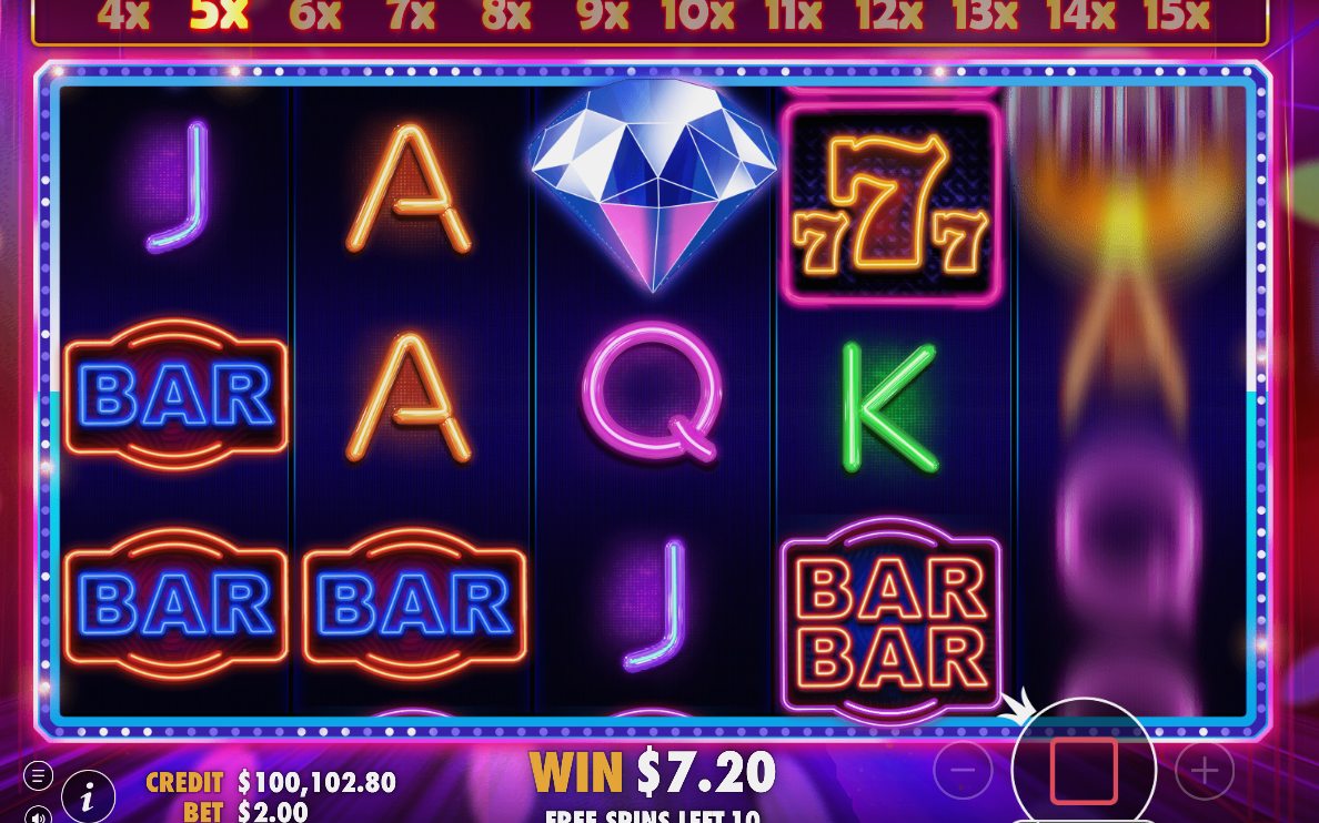 Start mit 15 Spins und 1x bis 3x Multiplier